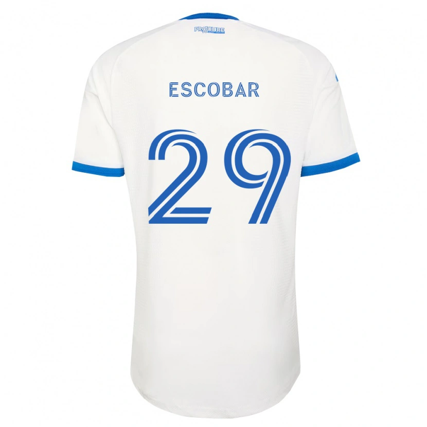 Danxen Criança Camisola Olger Escobar #29 Azul Celeste Branco Alternativa 2026/27 Camisa Brasil