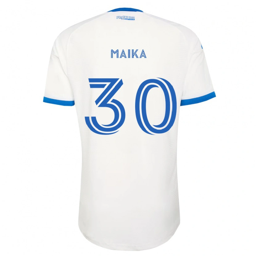 Danxen Criança Camisola Valcourt Maika #30 Azul Celeste Branco Alternativa 2026/27 Camisa Brasil