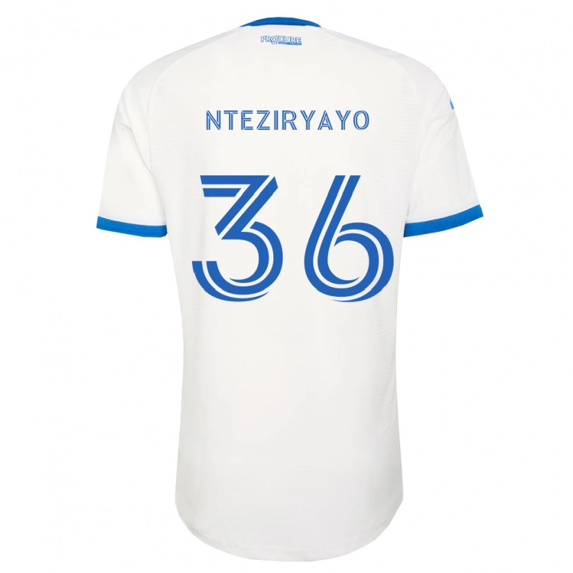 Danxen Criança Camisola Josh Nteziryayo #36 Azul Celeste Branco Alternativa 2026/27 Camisa Brasil