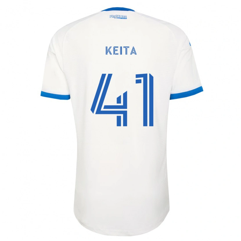 Danxen Criança Camisola Samsy Keita #41 Azul Celeste Branco Alternativa 2026/27 Camisa Brasil
