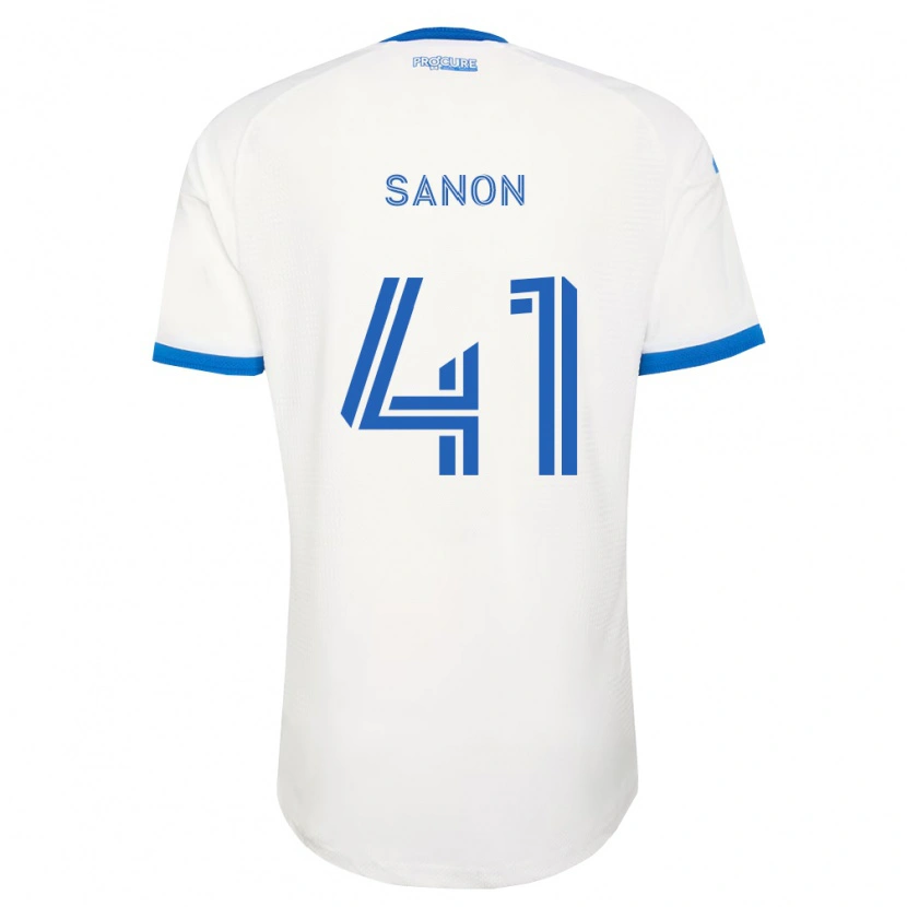 Danxen Criança Camisola Jérémy Sanon #41 Azul Celeste Branco Alternativa 2026/27 Camisa Brasil