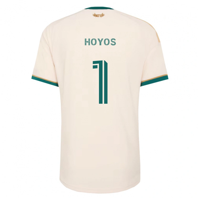 Danxen Criança Camisola Lucas Hoyos #1 Verde Champanhe Alternativa 2026/27 Camisa Brasil