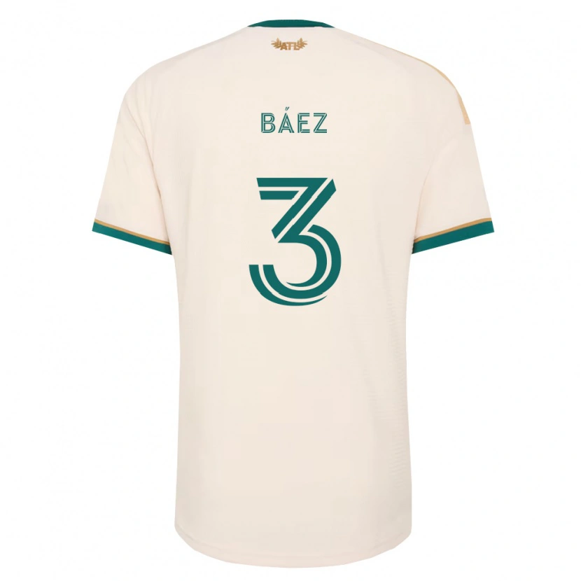 Danxen Criança Camisola Elías Báez #3 Verde Champanhe Alternativa 2026/27 Camisa Brasil