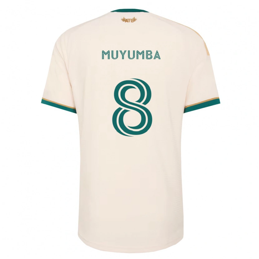 Danxen Criança Camisola Tristan Muyumba #8 Verde Champanhe Alternativa 2026/27 Camisa Brasil