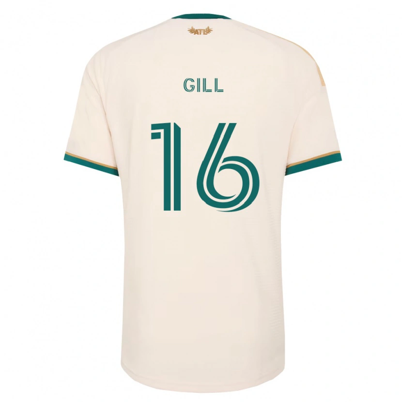 Danxen Criança Camisola Adrian Gill #16 Verde Champanhe Alternativa 2026/27 Camisa Brasil