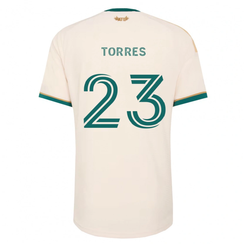 Danxen Criança Camisola Adyn Torres #23 Verde Champanhe Alternativa 2026/27 Camisa Brasil
