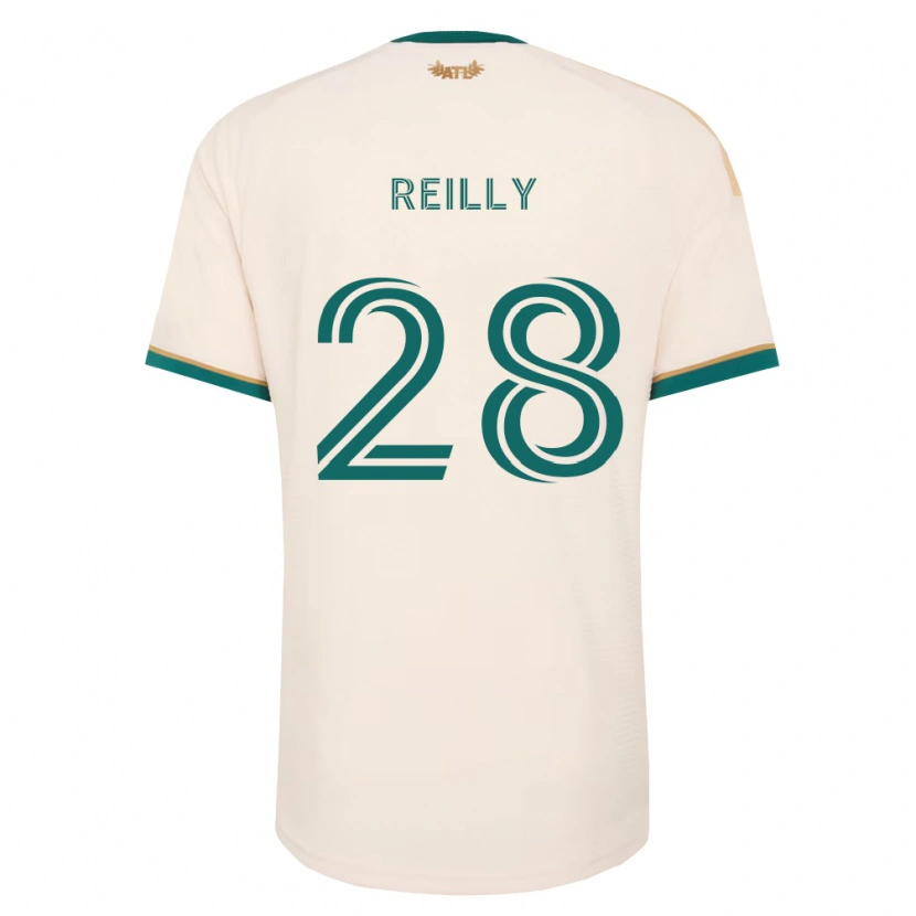 Danxen Criança Camisola Will Reilly #28 Verde Champanhe Alternativa 2026/27 Camisa Brasil