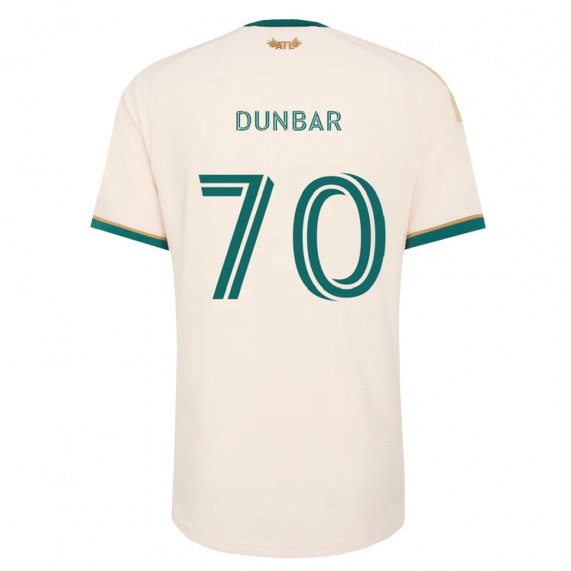 Danxen Criança Camisola Cameron Dunbar #70 Verde Champanhe Alternativa 2026/27 Camisa Brasil