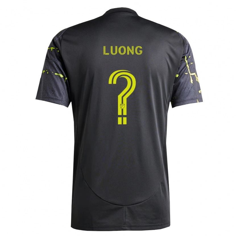 Danxen Criança Camisola Richmond Luong #0 Amarelo Fluorescente Preto Alternativa 2026/27 Camisa Brasil
