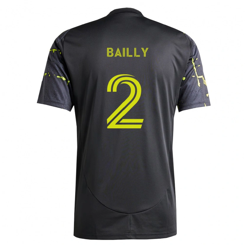 Danxen Criança Camisola Eric Bailly #2 Amarelo Fluorescente Preto Alternativa 2026/27 Camisa Brasil