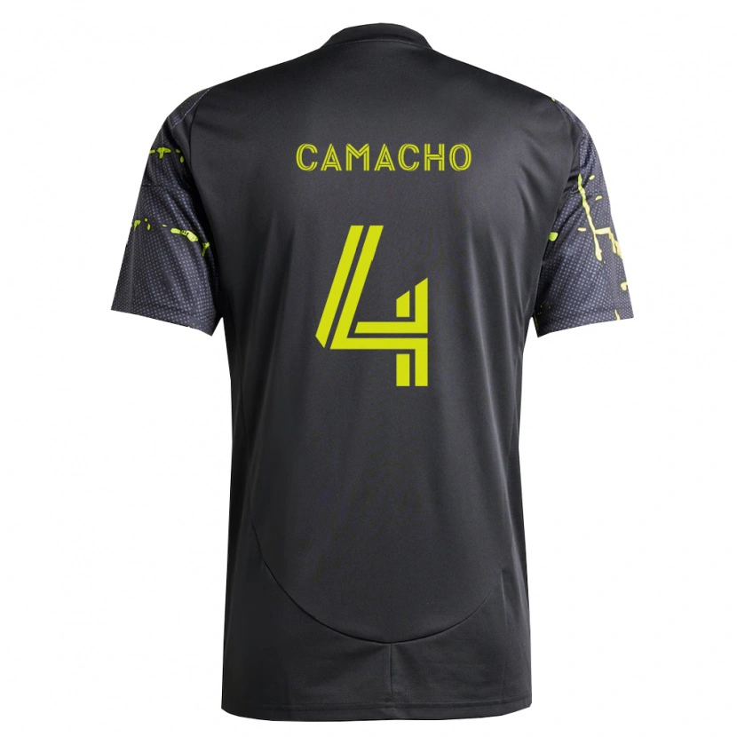 Danxen Criança Camisola Rudy Camacho #4 Amarelo Fluorescente Preto Alternativa 2026/27 Camisa Brasil
