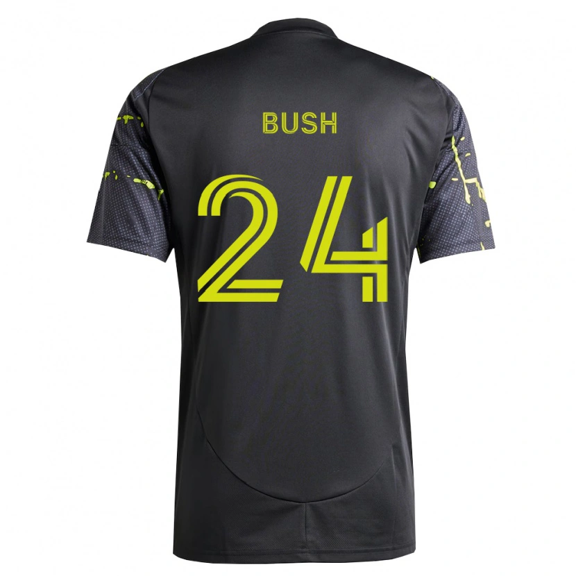 Danxen Criança Camisola Evan Bush #24 Amarelo Fluorescente Preto Alternativa 2026/27 Camisa Brasil
