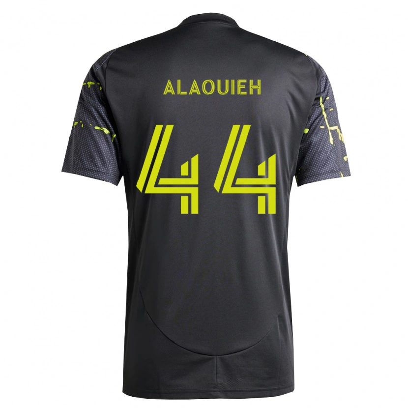 Danxen Criança Camisola Anthony Alaouieh #44 Amarelo Fluorescente Preto Alternativa 2026/27 Camisa Brasil