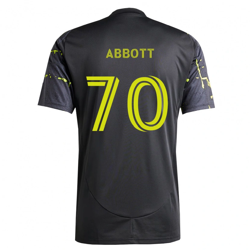 Danxen Criança Camisola Keller Abbott #70 Amarelo Fluorescente Preto Alternativa 2026/27 Camisa Brasil