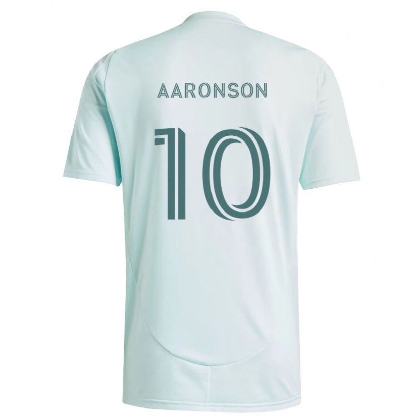 Danxen Criança Camisola Paxten Aaronson #10 Branco Verde Claro Alternativa 2026/27 Camisa Brasil