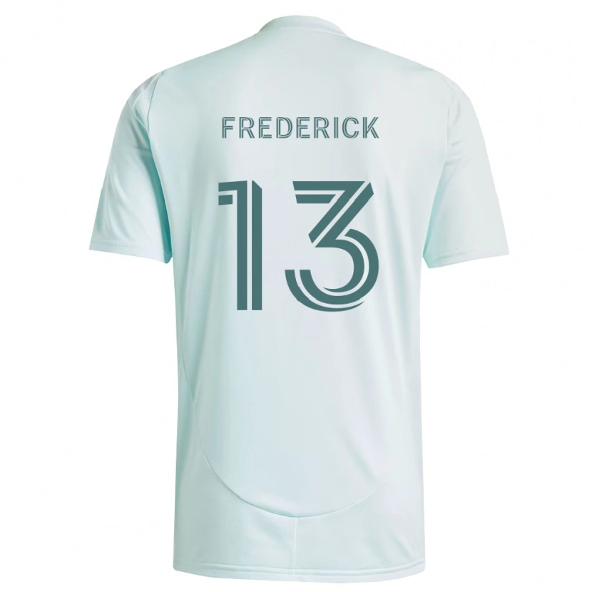 Danxen Criança Camisola Wayne Frederick #13 Branco Verde Claro Alternativa 2026/27 Camisa Brasil