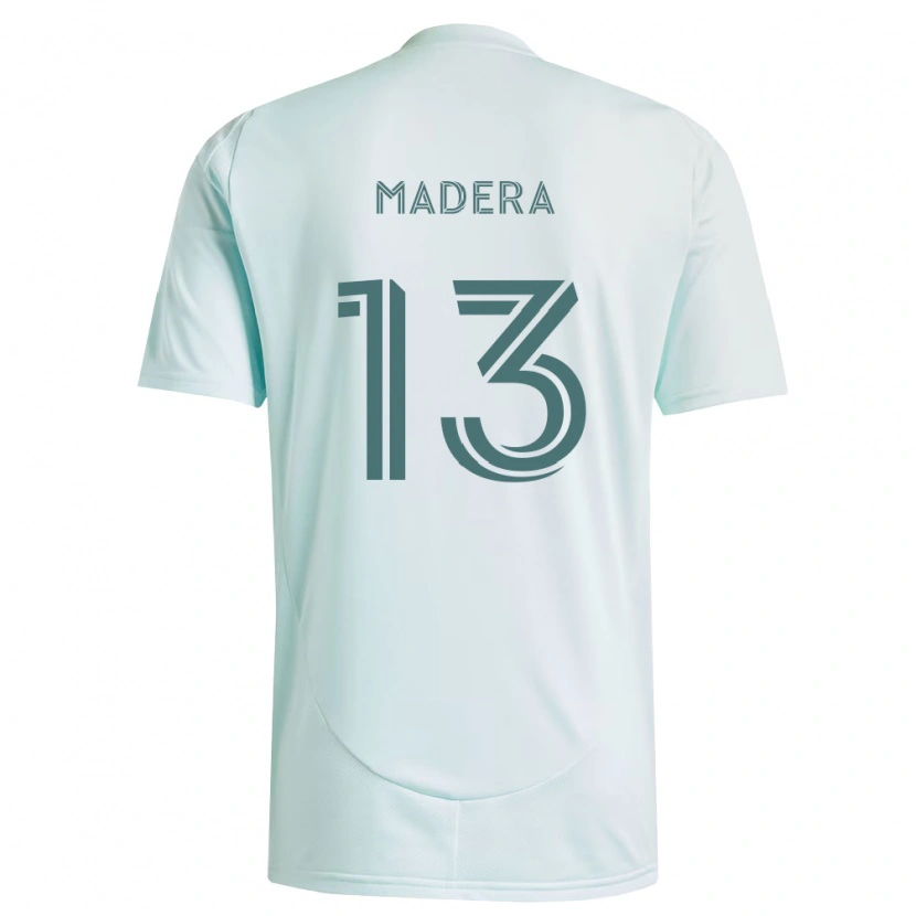 Danxen Criança Camisola Cristopher Madera #13 Branco Verde Claro Alternativa 2026/27 Camisa Brasil