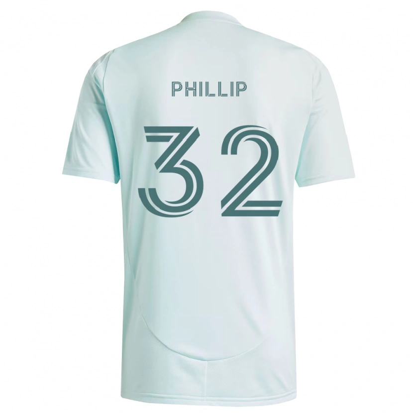 Danxen Criança Camisola Donavan Phillip #32 Branco Verde Claro Alternativa 2026/27 Camisa Brasil