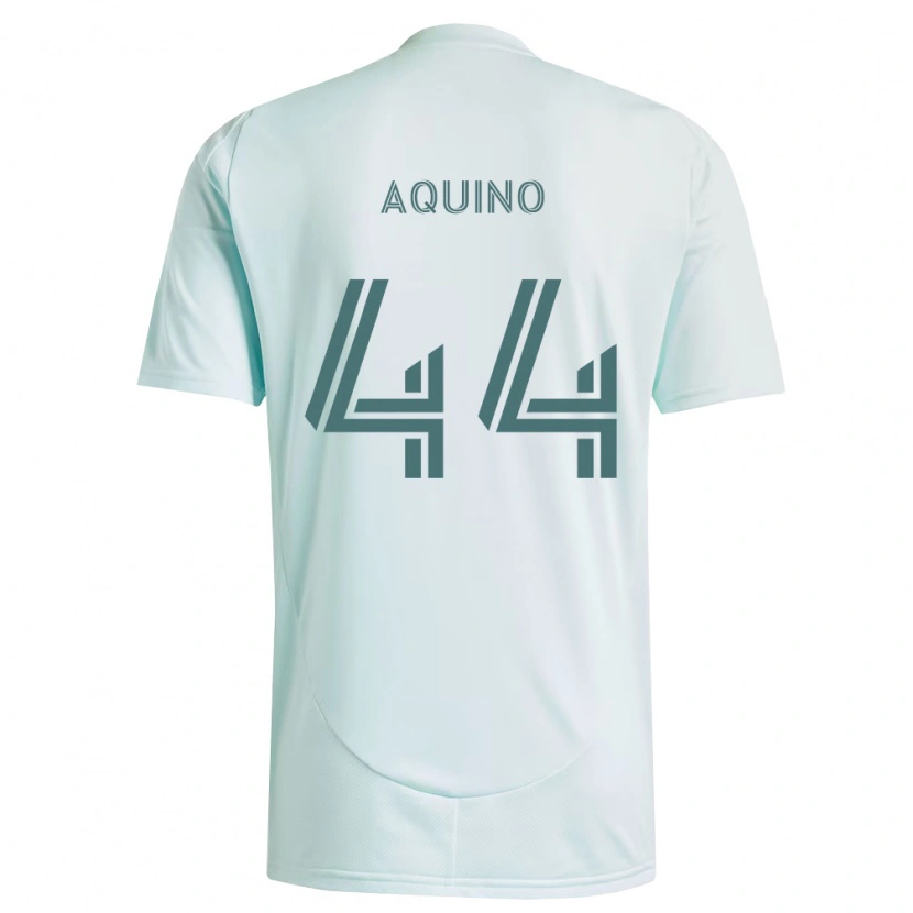 Danxen Criança Camisola Chris Aquino #44 Branco Verde Claro Alternativa 2026/27 Camisa Brasil
