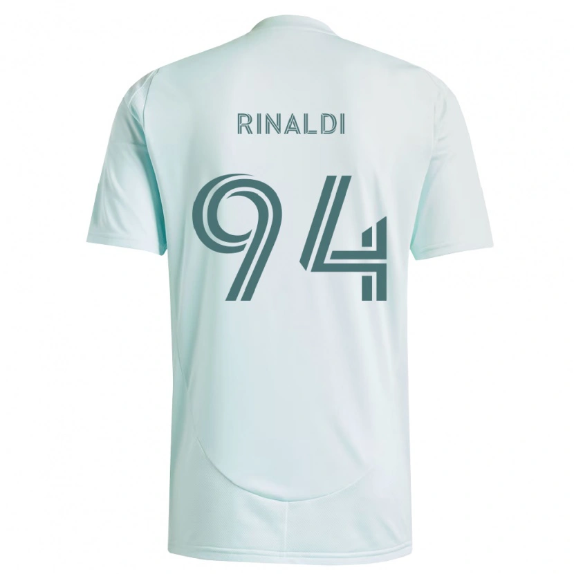 Danxen Criança Camisola Vincent Rinaldi #94 Branco Verde Claro Alternativa 2026/27 Camisa Brasil
