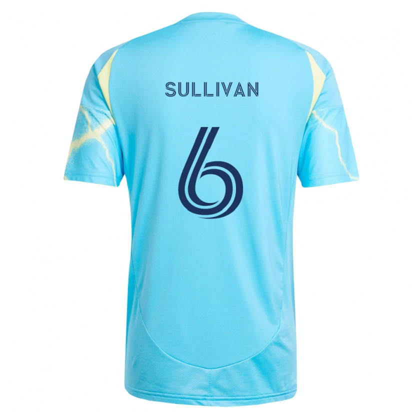 Danxen Criança Camisola Cavan Sullivan #6 Azul Claro Preto Amarelo Claro Alternativa 2026/27 Camisa Brasil