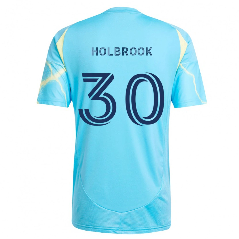 Danxen Criança Camisola Pierce Holbrook #30 Azul Claro Preto Amarelo Claro Alternativa 2026/27 Camisa Brasil