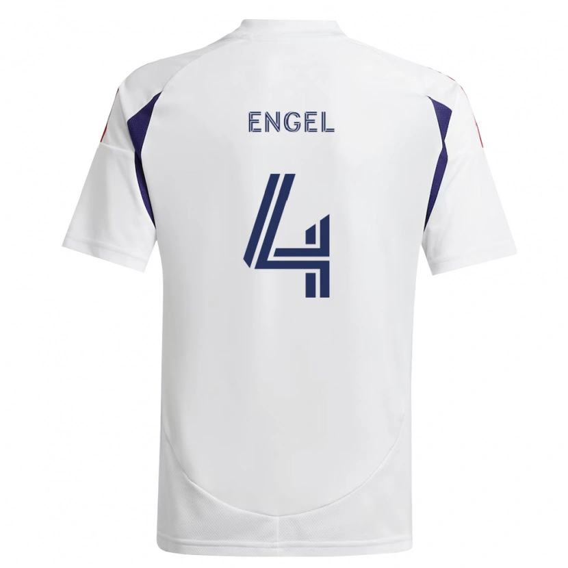 Danxen Criança Camisola Lukas Engel #4 Azul Real Vermelho Marrom Alternativa 2026/27 Camisa Brasil