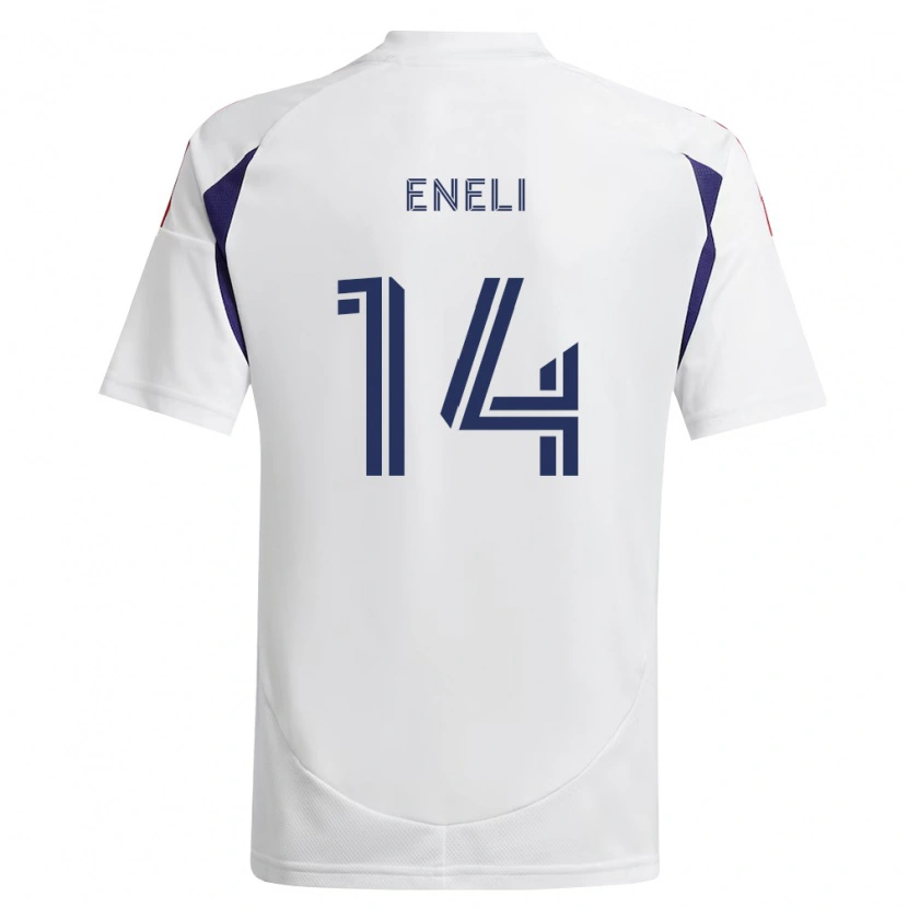 Danxen Criança Camisola Emeka Eneli #14 Azul Real Vermelho Marrom Alternativa 2026/27 Camisa Brasil