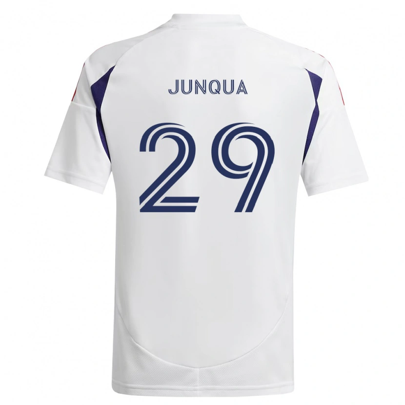 Danxen Criança Camisola Sam Junqua #29 Azul Real Vermelho Marrom Alternativa 2026/27 Camisa Brasil