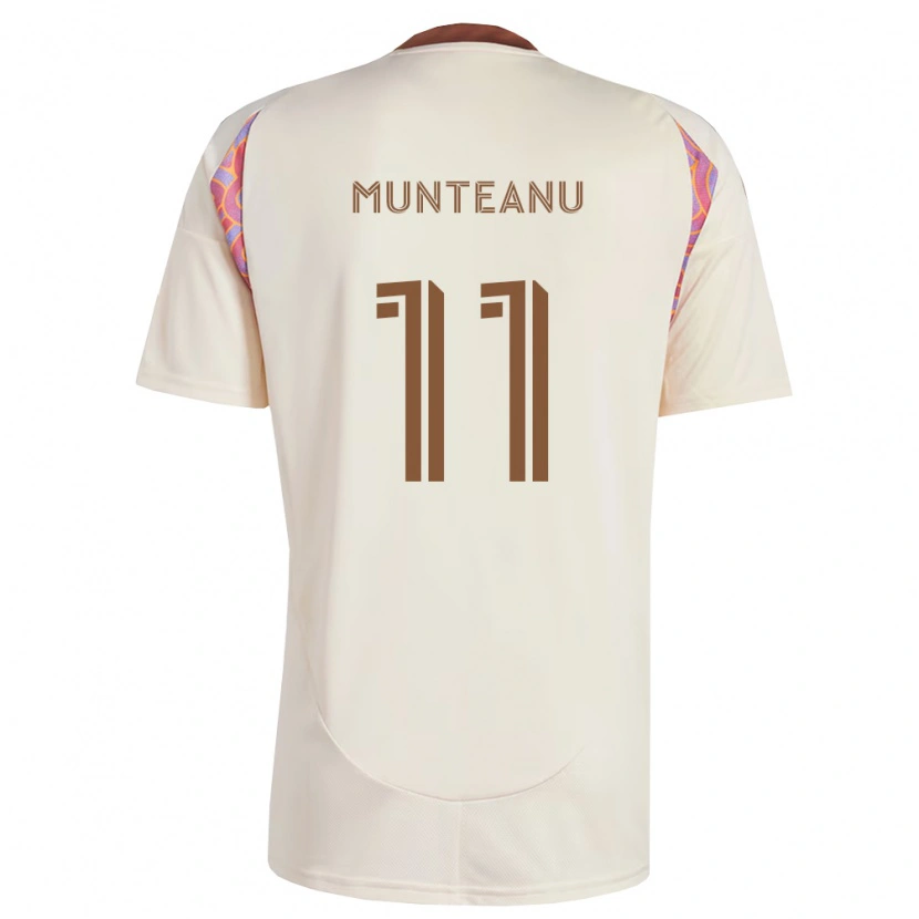 Danxen Criança Camisola Louis Munteanu #11 Rosa Off-White Alternativa 2026/27 Camisa Brasil