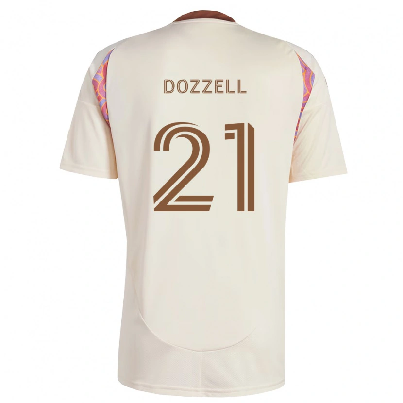 Danxen Criança Camisola Andre Dozzell #21 Rosa Off-White Alternativa 2026/27 Camisa Brasil