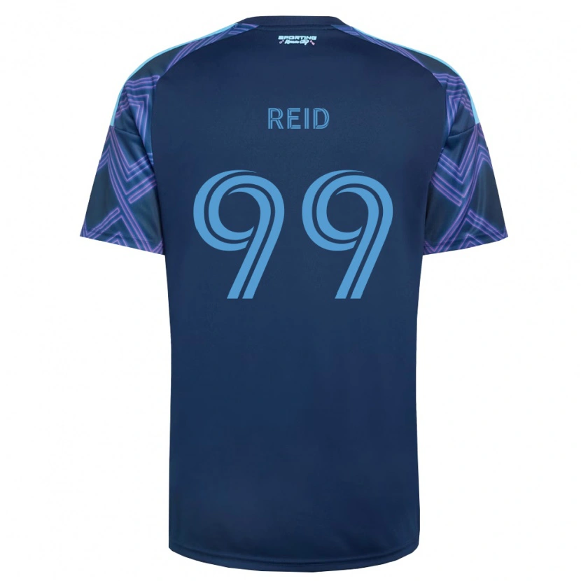 Danxen Criança Camisola Jayden Reid #99 Azul Real Roxo Alternativa 2026/27 Camisa Brasil