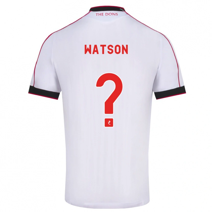 Danxen Criança Camisola Kai Watson #0 Preto Vermelho Branco Alternativa 2026/27 Camisa Brasil