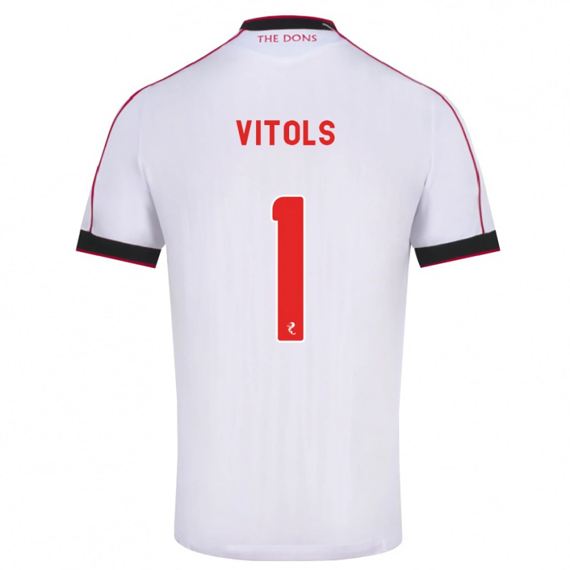 Danxen Criança Camisola Rodrigo Vitols #1 Preto Vermelho Branco Alternativa 2026/27 Camisa Brasil