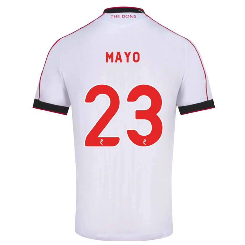 Danxen Criança Camisola Lewis Mayo #23 Preto Vermelho Branco Alternativa 2026/27 Camisa Brasil