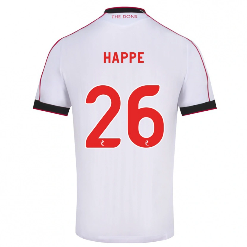 Danxen Criança Camisola Dan Happe #26 Preto Vermelho Branco Alternativa 2026/27 Camisa Brasil