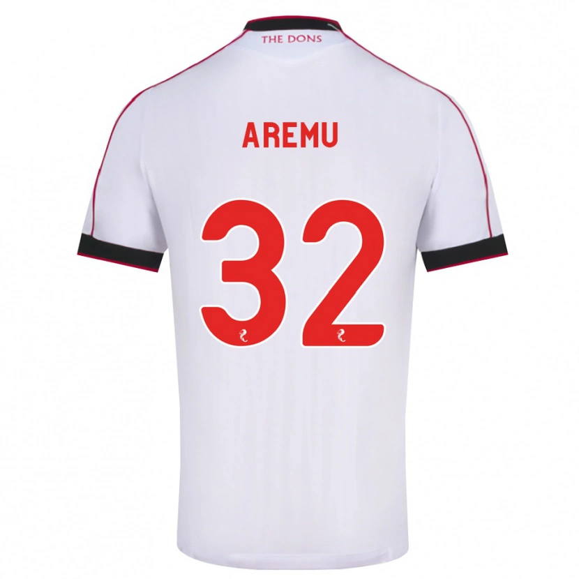 Danxen Criança Camisola Afeez Aremu #32 Preto Vermelho Branco Alternativa 2026/27 Camisa Brasil