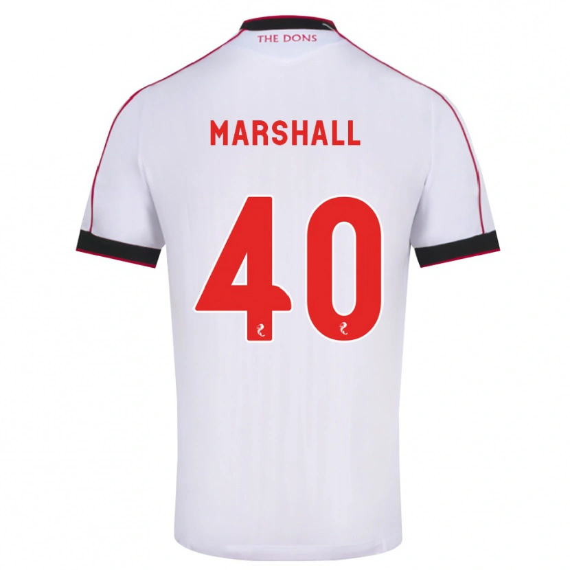 Danxen Criança Camisola Findlay Marshall #40 Preto Vermelho Branco Alternativa 2026/27 Camisa Brasil