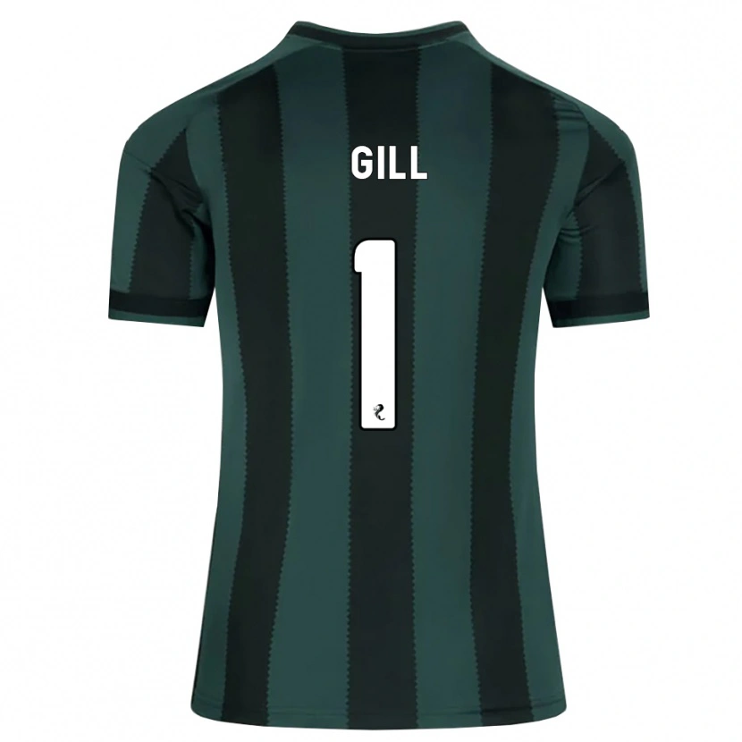 Danxen Criança Camisola Marcus Gill #1 Cinza Ardósia Escuro Preto Alternativa 2026/27 Camisa Brasil