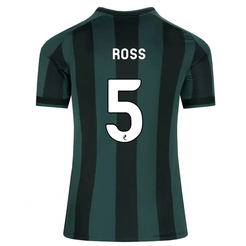 Danxen Criança Camisola Natalie Ross #5 Cinza Ardósia Escuro Preto Alternativa 2026/27 Camisa Brasil