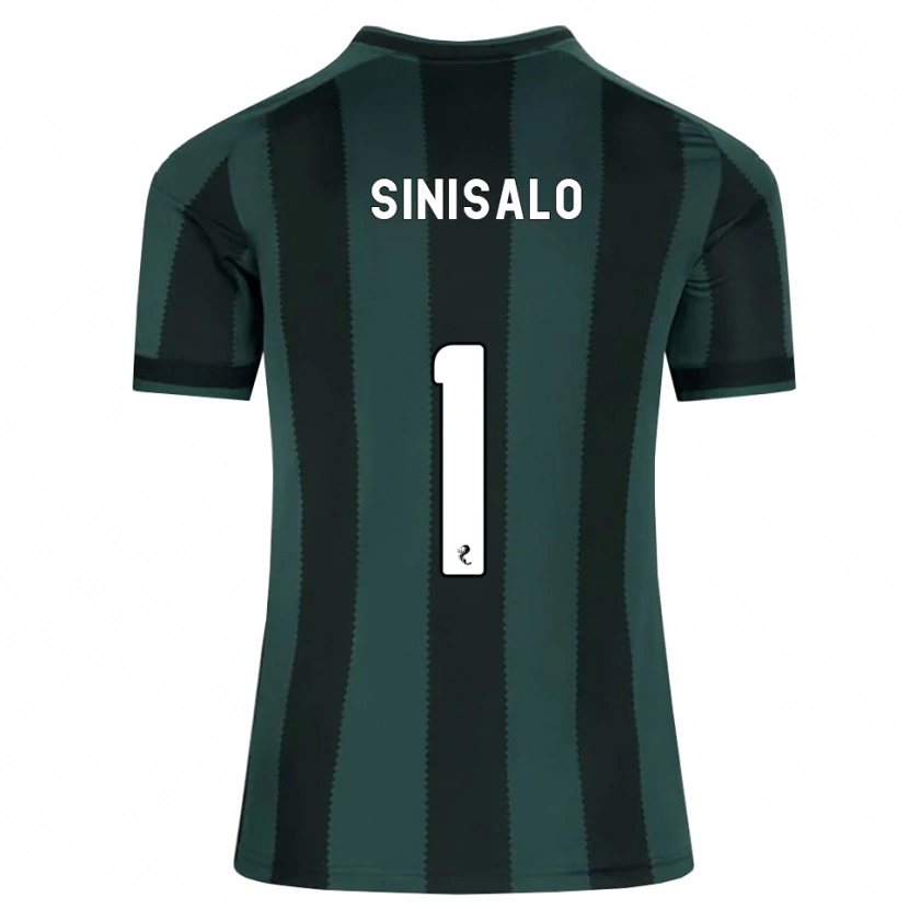 Danxen Criança Camisola Viljami Sinisalo #1 Cinza Ardósia Escuro Preto Alternativa 2026/27 Camisa Brasil