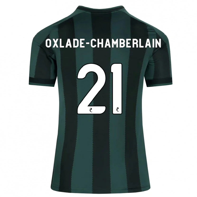 Danxen Criança Camisola Alex Oxlade-Chamberlain #21 Cinza Ardósia Escuro Preto Alternativa 2026/27 Camisa Brasil