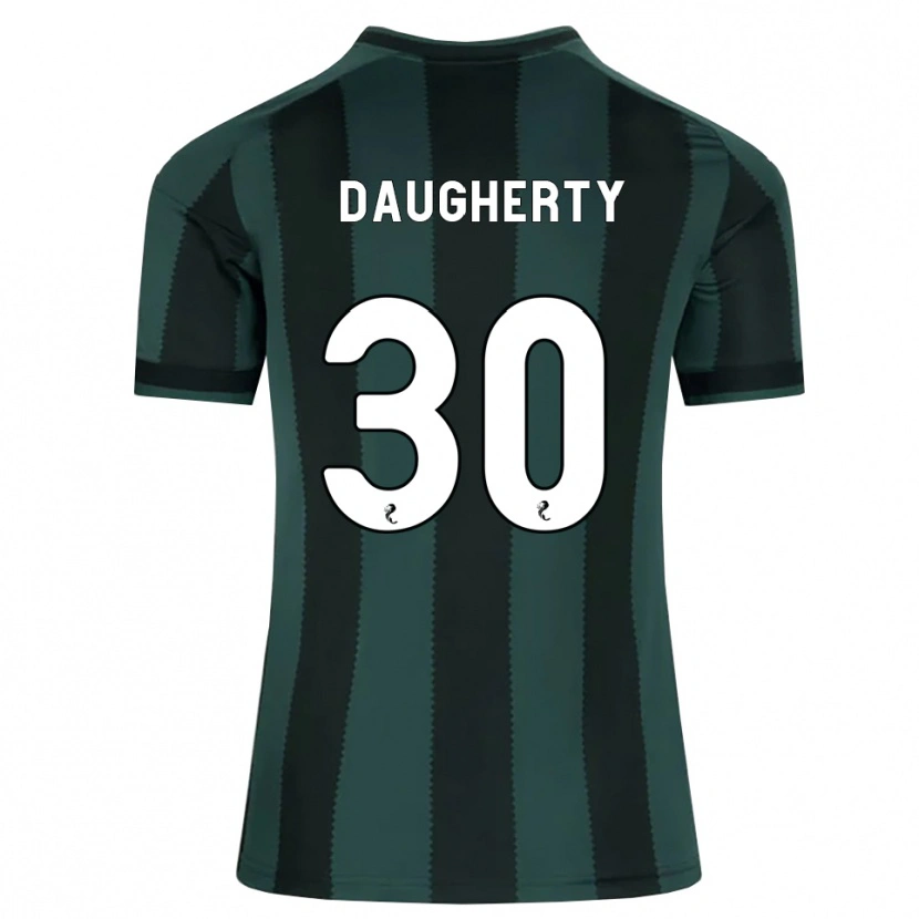Danxen Criança Camisola Kelsey Daugherty #30 Cinza Ardósia Escuro Preto Alternativa 2026/27 Camisa Brasil