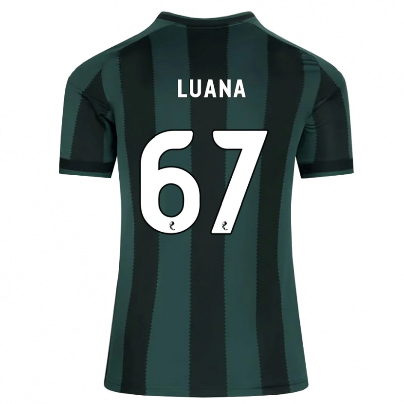 Danxen Criança Camisola Luana Muñoz #67 Cinza Ardósia Escuro Preto Alternativa 2026/27 Camisa Brasil