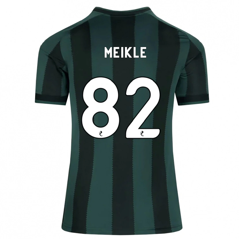 Danxen Criança Camisola Jamie Meikle #82 Cinza Ardósia Escuro Preto Alternativa 2026/27 Camisa Brasil