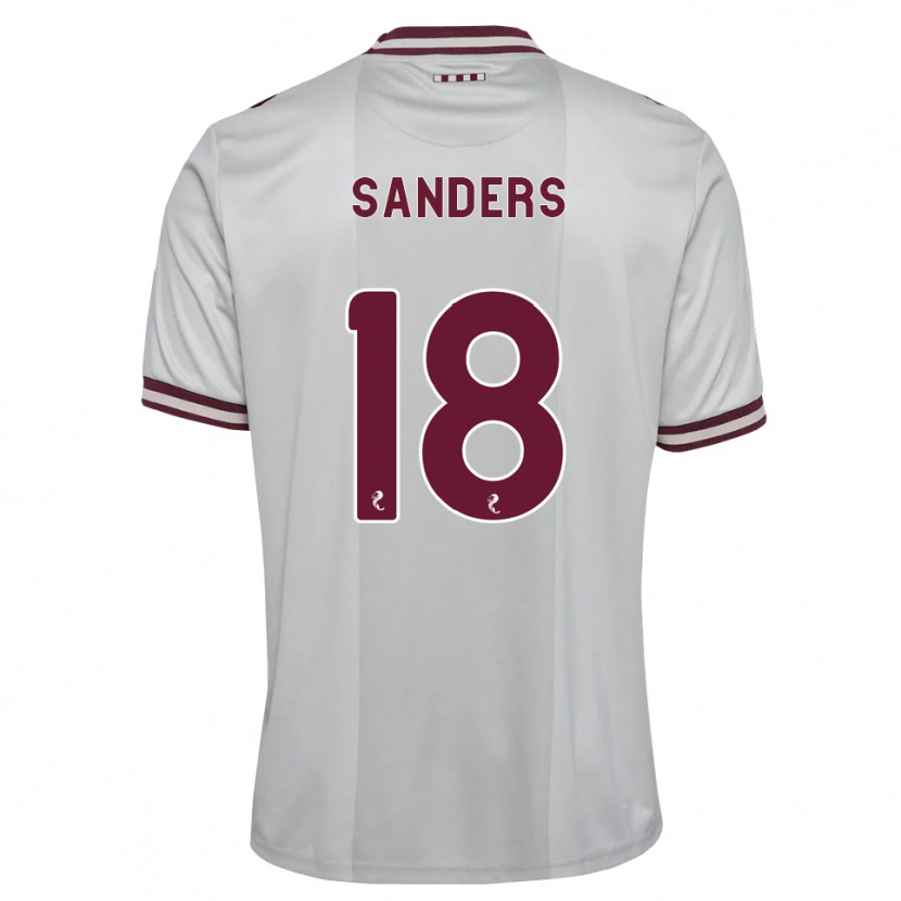 Danxen Criança Camisola Charlie Sanders #18 Branco Borgonha Alternativa 2026/27 Camisa Brasil