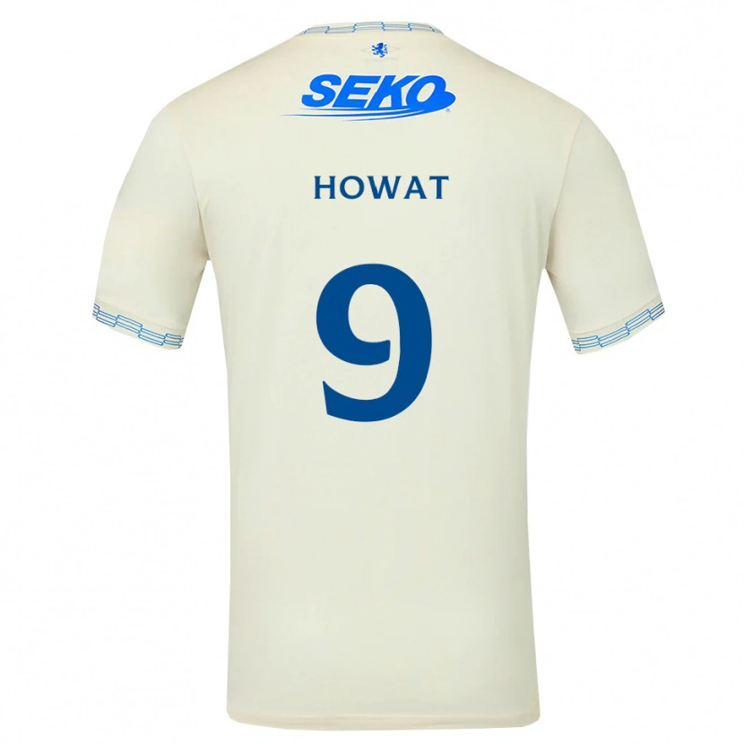 Danxen Criança Camisola Kirsty Howat #9 Azul Céu Profundo Branco Alternativa 2026/27 Camisa Brasil
