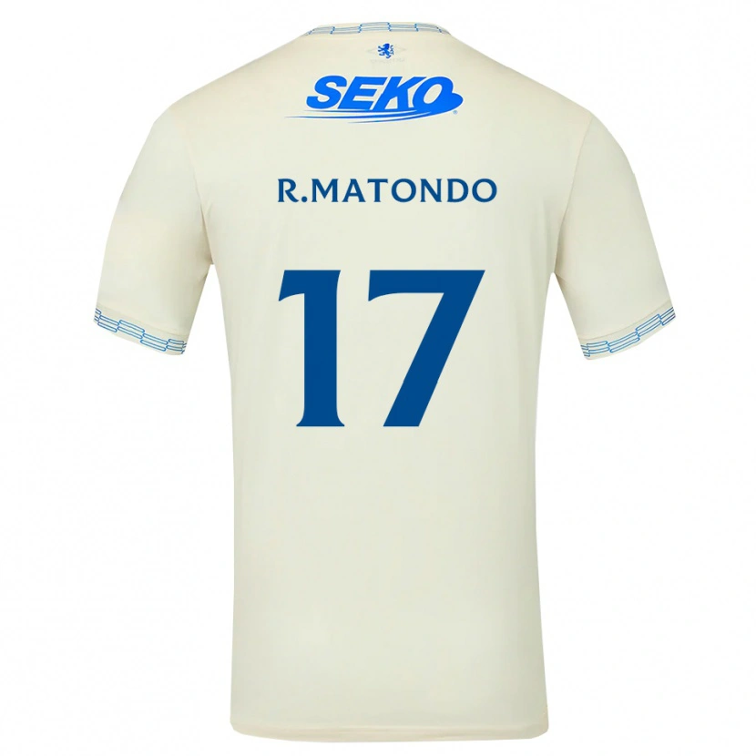 Danxen Criança Camisola Rabbi Matondo #17 Azul Céu Profundo Branco Alternativa 2026/27 Camisa Brasil