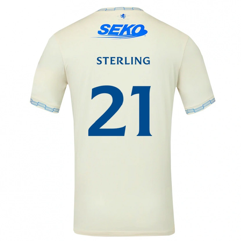 Danxen Criança Camisola Dujon Sterling #21 Azul Céu Profundo Branco Alternativa 2026/27 Camisa Brasil