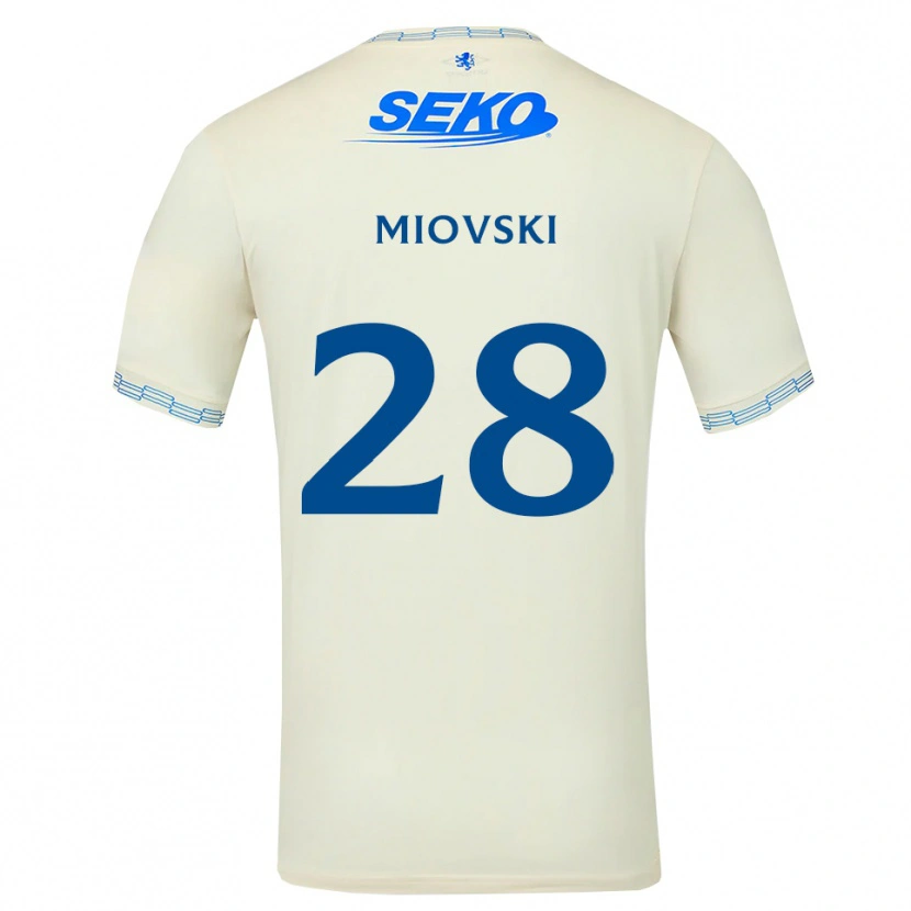 Danxen Criança Camisola Bojan Miovski #28 Azul Céu Profundo Branco Alternativa 2026/27 Camisa Brasil
